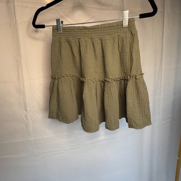 Cute Cotton on Body elastic waist spring skirt Green Cotton size Small - 0335 - Picture 4 of 4